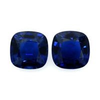 2.12&nbsp;Ct.Tw.Total Carat Weight Blue Sapphire Pair from Ceylon (Sri Lanka) Video