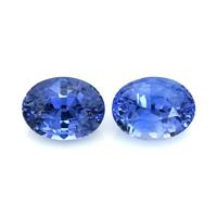 4.56&nbsp;Ct.Tw.Total Carat Weight Blue Sapphire Pair from Ceylon (Sri Lanka) Video