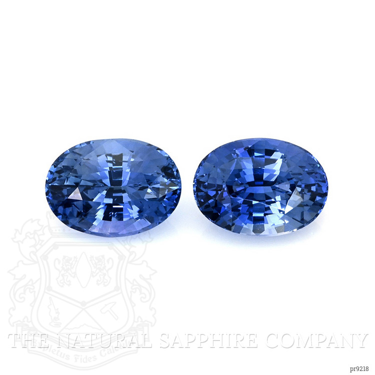 6.10 Ct.Tw. Blue Sapphire Pair from Ceylon (Sri Lanka)