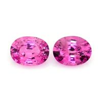 2.88&nbsp;Ct.Tw.Total Carat Weight Pink Sapphire Pair from Ceylon (Sri Lanka) Video
