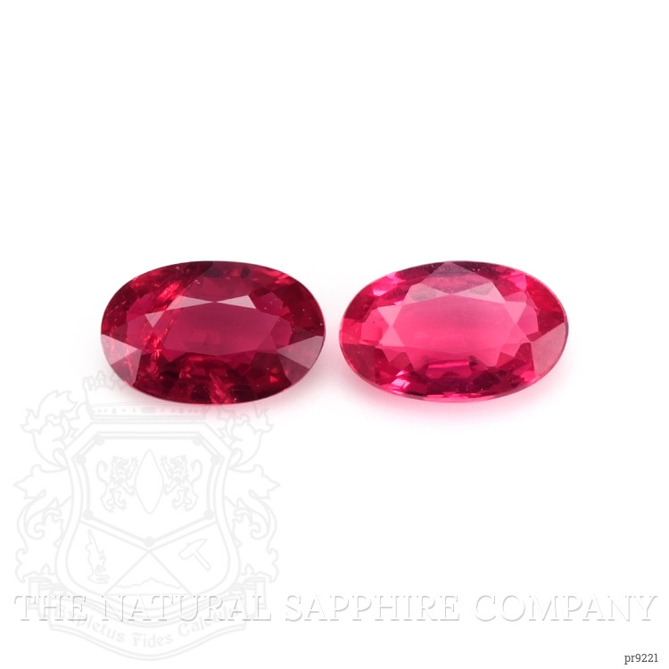 0.46 Ct.Tw. Ruby Pair from Mozambique