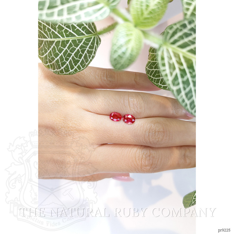 1.79 Ct.Tw. Ruby Pair from Mozambique