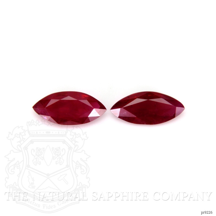1.41 Ct.Tw. Ruby Pair from Burma (Myanmar)