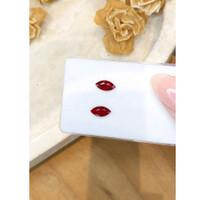 2.00&nbsp;Ct.Tw.Total Carat Weight Ruby Pair from Burma (Myanmar) Life Style