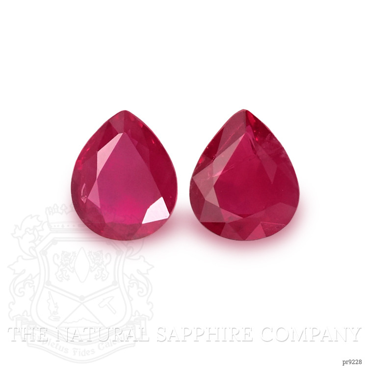 1.12 Ct.Tw. Ruby Pair from Burma (Myanmar)