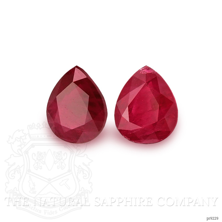 1.41 Ct.Tw. Ruby Pair from Burma (Myanmar)
