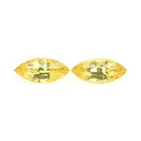 2.93&nbsp;Ct.Tw.Total Carat Weight Yellow Sapphire Pair from Ceylon (Sri Lanka) Video