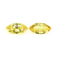 2.90&nbsp;Ct.Tw.Total Carat Weight Yellow Sapphire Pair from Ceylon (Sri Lanka) Video