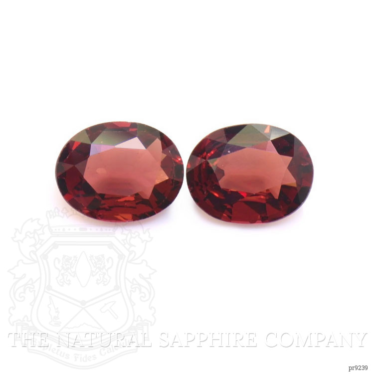 4.06 Ct.Tw. Garnet Pair from Ceylon (Sri Lanka)