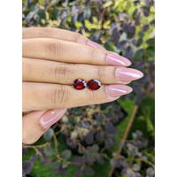 4.06&nbsp;Ct.Tw.Total Carat Weight Garnet Pair from Ceylon (Sri Lanka) Life Style