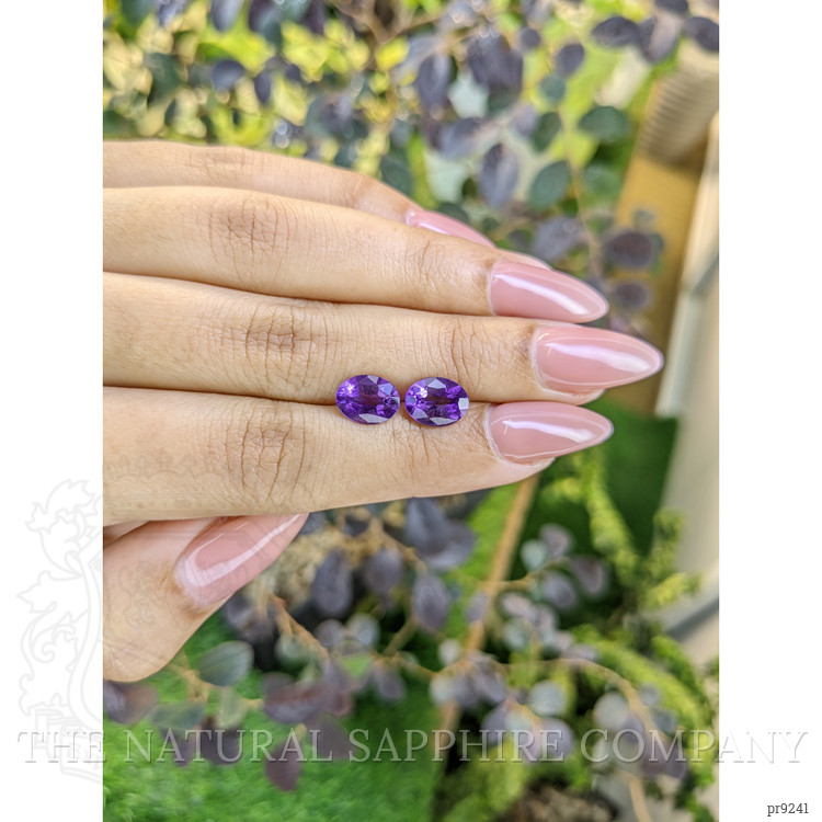 2.89 Ct.Tw. Amethyst Pair from South America