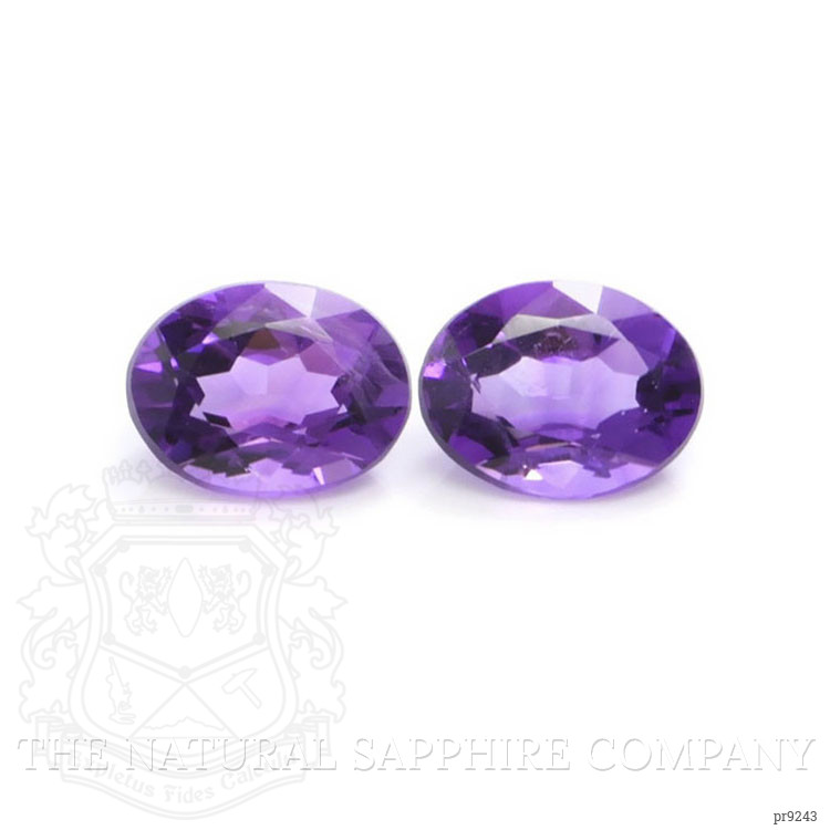 3.00 Ct.Tw. Amethyst Pair from South America