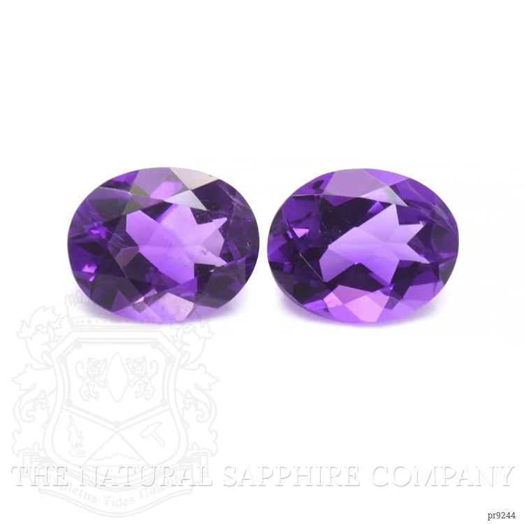 4.24 Ct.Tw. Amethyst Pair from South America