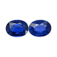 2.47&nbsp;Ct.Tw.Total Carat Weight Blue Sapphire Pair from Ceylon (Sri Lanka) Video