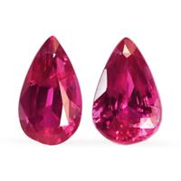 2.01&nbsp;Ct.Tw.Total Carat Weight Ruby Pair from Ceylon (Sri Lanka) Video