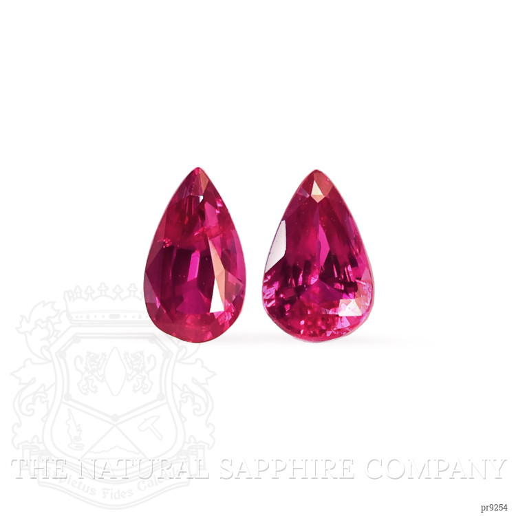 2.01 Ct.Tw. Ruby Pair from Ceylon (Sri Lanka)