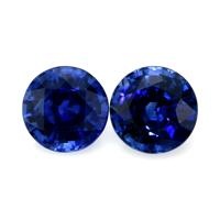 2.11&nbsp;Ct.Tw.Total Carat Weight Blue Sapphire Pair from Ceylon (Sri Lanka) Video