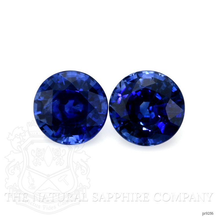 2.11 Ct.Tw. Blue Sapphire Pair from Ceylon (Sri Lanka)
