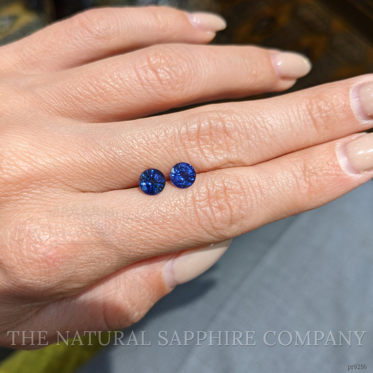 2.11 Ct.Tw. Blue Sapphire Pair from Ceylon (Sri Lanka)