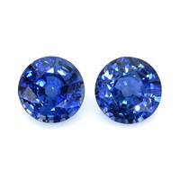 2.00&nbsp;Ct.Tw.Total Carat Weight Blue Sapphire Pair from Ceylon (Sri Lanka) Video