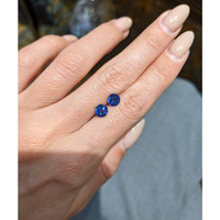 2.00&nbsp;Ct.Tw.Total Carat Weight Blue Sapphire Pair from Ceylon (Sri Lanka) Life Style