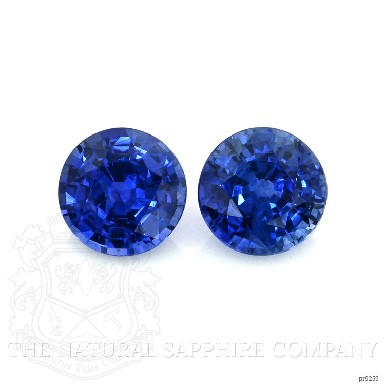 1.90 Ct.Tw. Blue Sapphire Pair from Ceylon (Sri Lanka)
