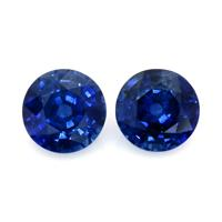 1.80&nbsp;Ct.Tw.Total Carat Weight Blue Sapphire Pair from Ceylon (Sri Lanka) Video