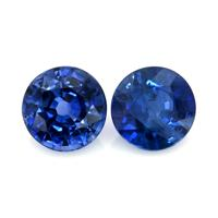 1.78&nbsp;Ct.Tw.Total Carat Weight Blue Sapphire Pair from Ceylon (Sri Lanka) Video