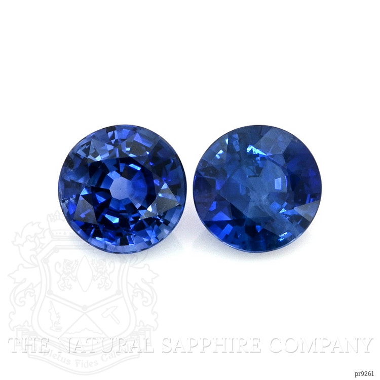 1.78 Ct.Tw. Blue Sapphire Pair from Ceylon (Sri Lanka)