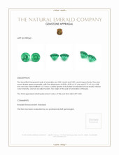 5.69 Ct.Tw.Total Carat Weight Emerald Pair from Ethiopia Appraisal
