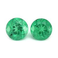 5.69 Ct.Tw.Total Carat Weight Emerald Pair from Ethiopia Video