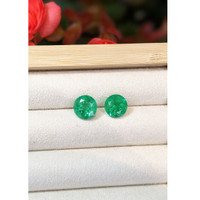 5.69 Ct.Tw.Total Carat Weight Emerald Pair from Ethiopia Life Style