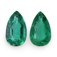 4.12 Ct.Tw.Total Carat Weight Emerald Pair from Zambia Video