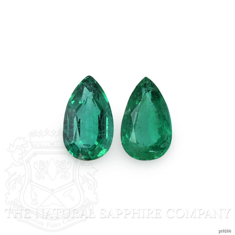 4.12 Ct.Tw. Emerald Pair from Zambia