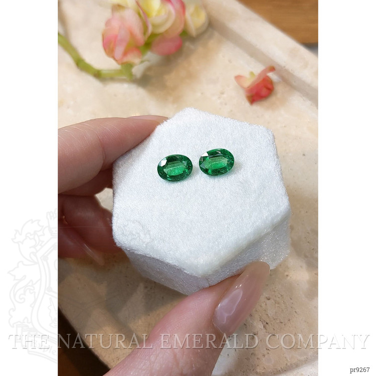 3.33 Ct.Tw. Emerald Pair from Zambia