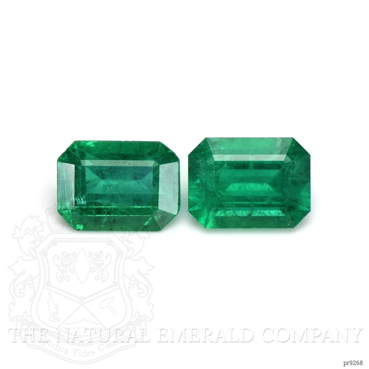 4.00 Ct.Tw. Emerald Pair from Zambia