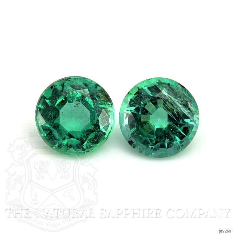 2.52 Ct.Tw. Emerald Pair from Zambia