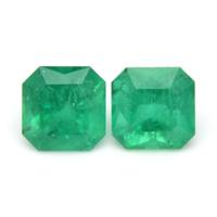 4.64 Ct.Tw.Total Carat Weight Emerald Pair from Brazil Video