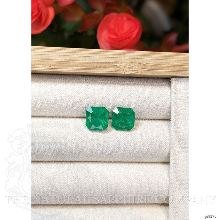 4.64 Ct.Tw. Emerald Pair from Brazil
