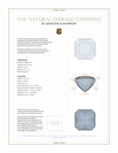 4.64&nbsp;Ct.Tw.Total Carat Weight Emerald Pair from Brazil 3 D Scan Report