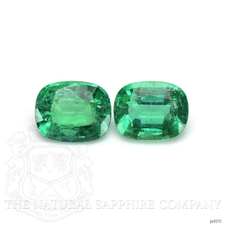 3.18 Ct.Tw. Emerald Pair from Zambia