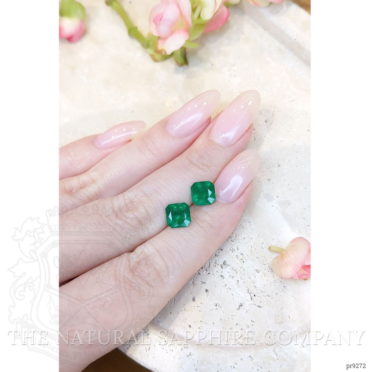 2.91 Ct.Tw. Emerald Pair from Brazil
