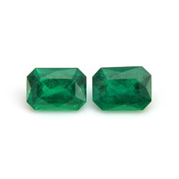 1.87 Ct.Tw.Total Carat Weight Emerald Pair from Brazil Video
