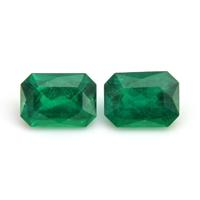 1.87 Ct.Tw.Total Carat Weight Emerald Pair from Brazil Video