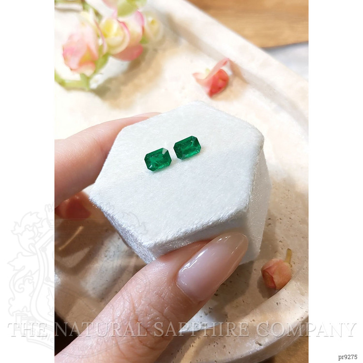 1.87 Ct.Tw. Emerald Pair from Brazil