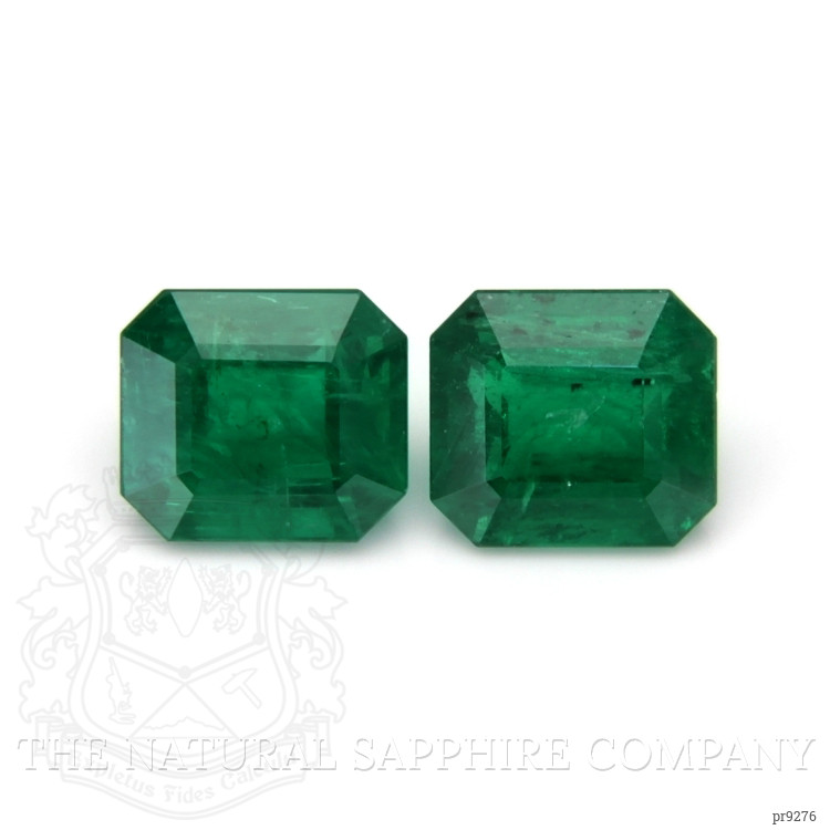 3.16 Ct.Tw. Emerald Pair from Zambia