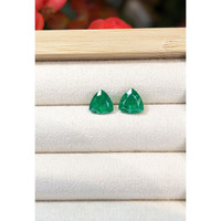 3.16 Ct.Tw.Total Carat Weight Emerald Pair from Brazil Life Style