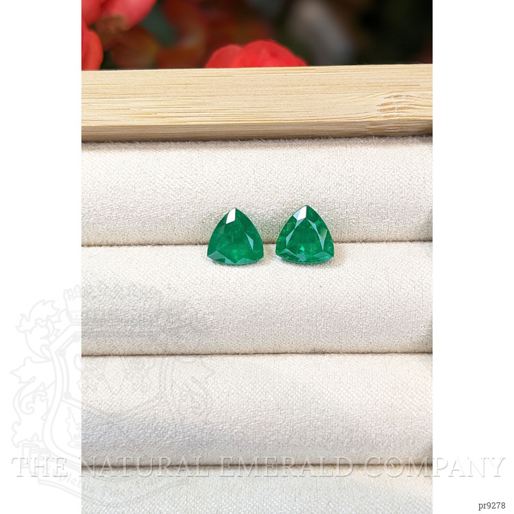 3.16 Ct.Tw. Emerald Pair from Brazil