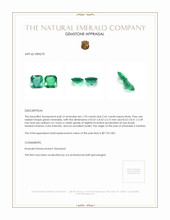 4.58 Ct.Tw.Total Carat Weight Emerald Pair from Zambia Appraisal