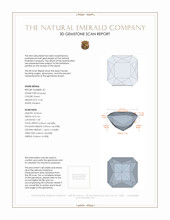 4.58&nbsp;Ct.Tw.Total Carat Weight Emerald Pair from Zambia 3 D Scan Report